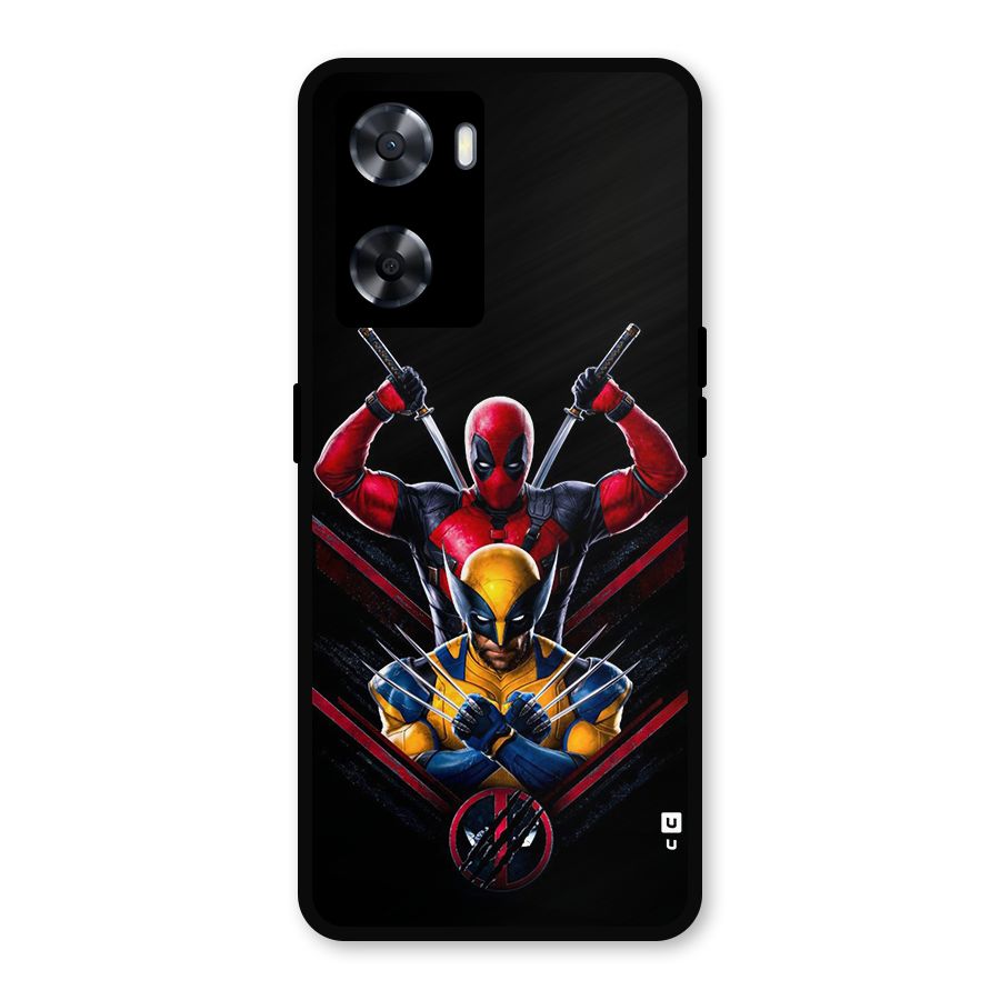 Logan And Wade Metal Back Case for Oppo A77s