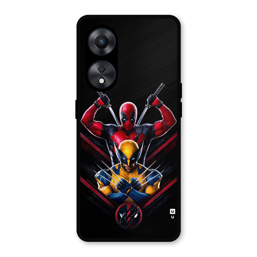 Logan And Wade Metal Back Case for Oppo A78