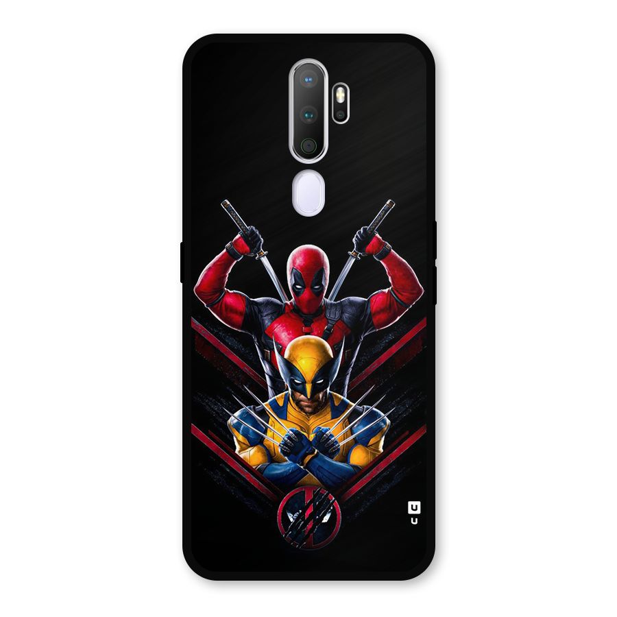 Logan And Wade Metal Back Case for Oppo A9 (2020)