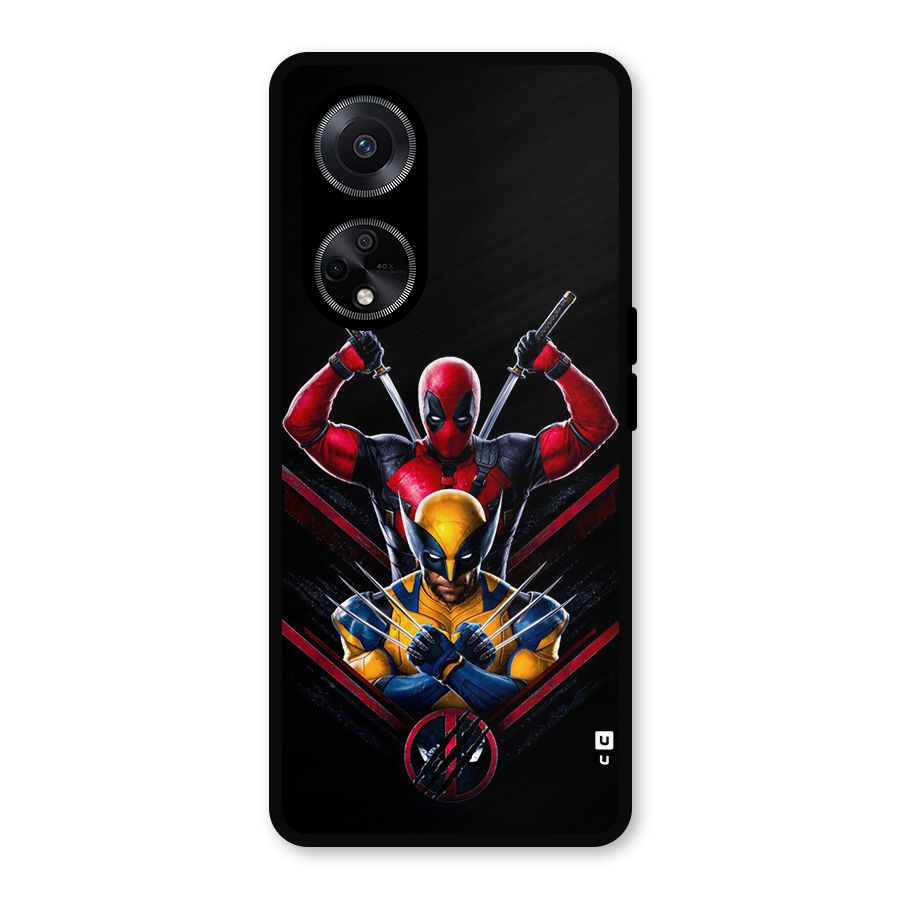Logan And Wade Metal Back Case for Oppo F23