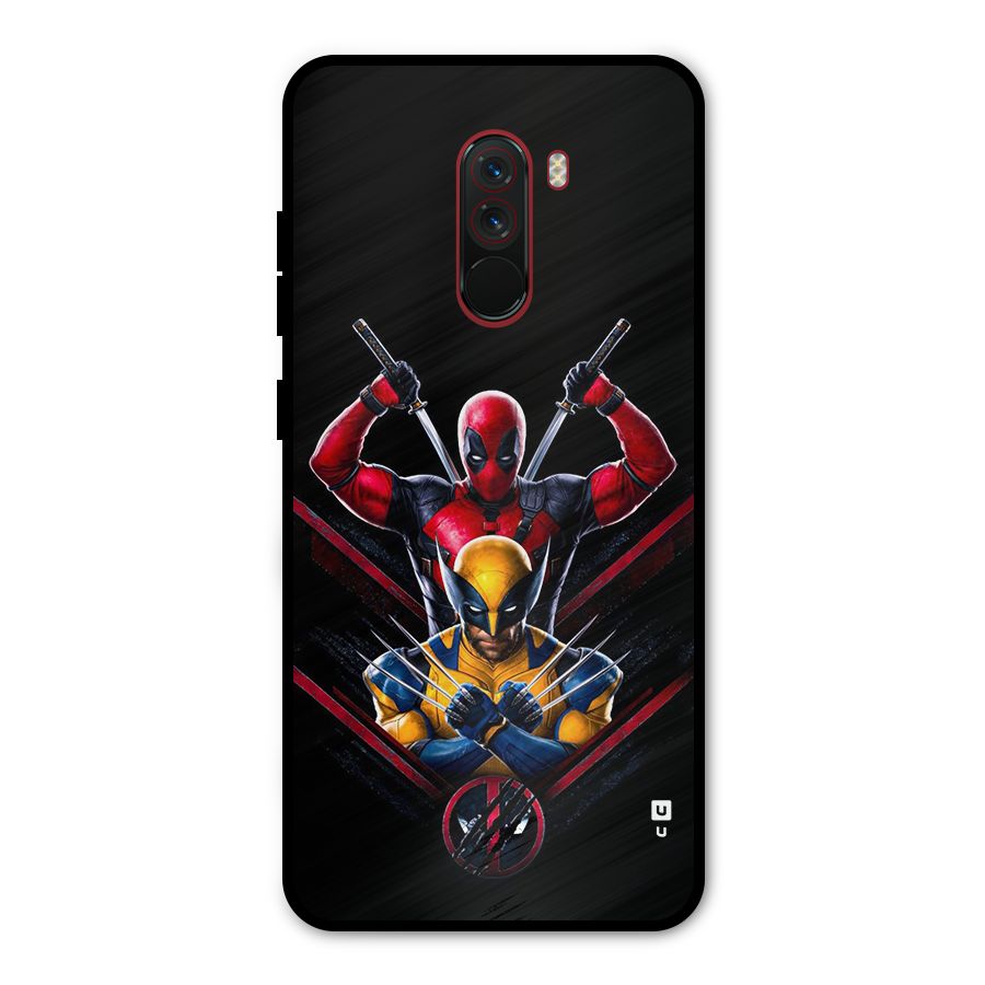 Logan And Wade Metal Back Case for Poco F1