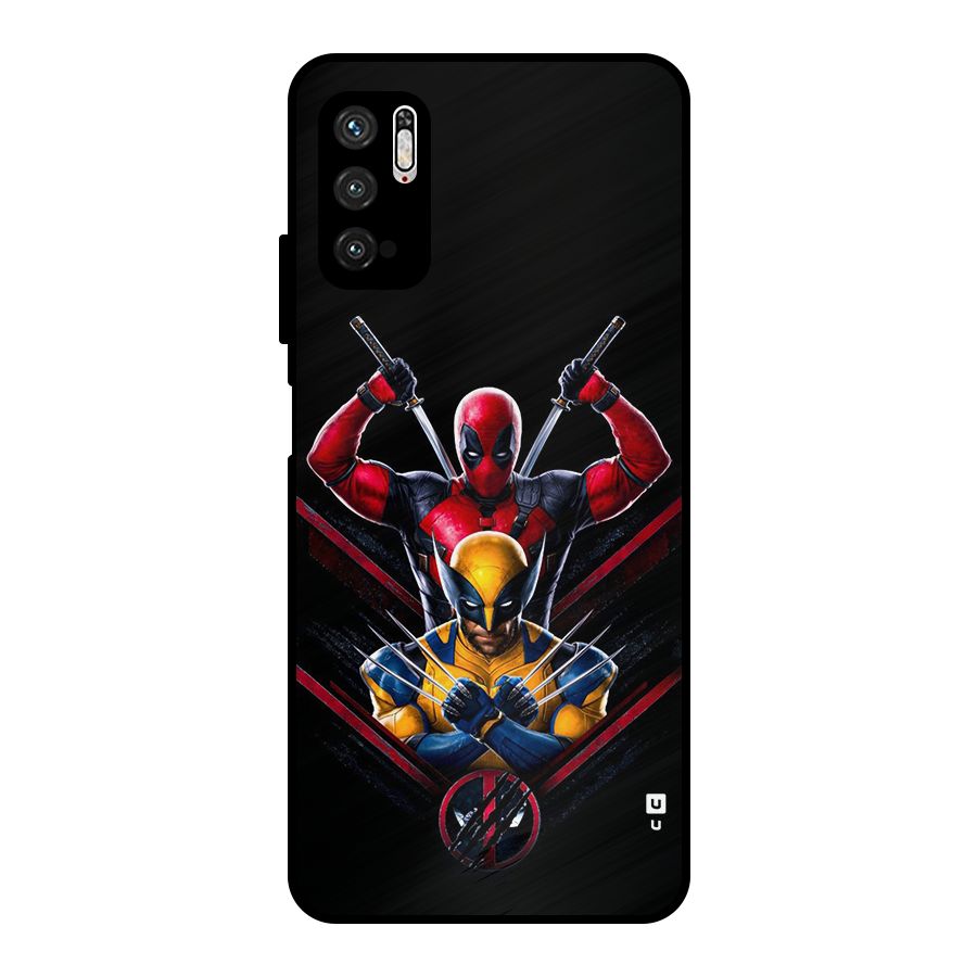 Logan And Wade Metal Back Case for Poco M3 Pro 5G