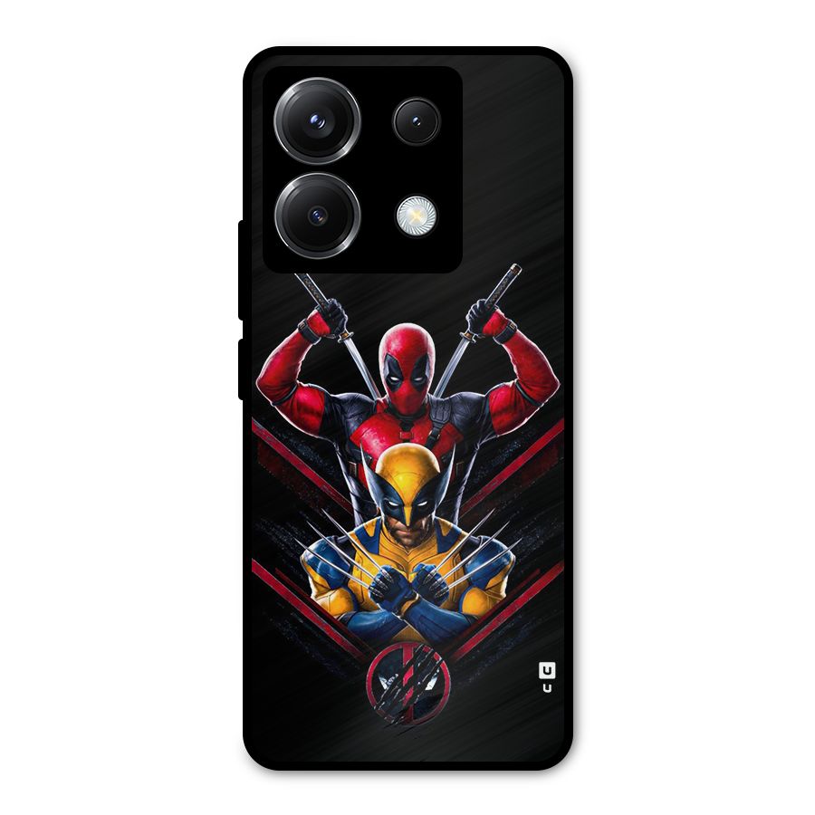 Logan And Wade Metal Back Case for Poco X6