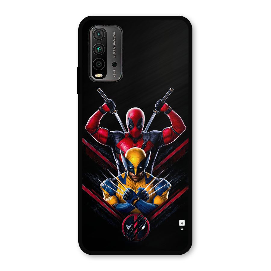 Logan And Wade Metal Back Case for Redmi 9 Power