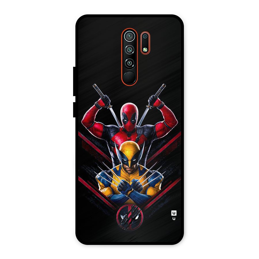 Logan And Wade Metal Back Case for Redmi 9 Prime