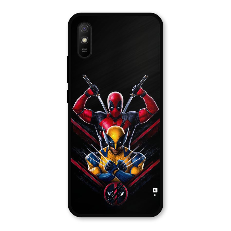 Logan And Wade Metal Back Case for Redmi 9a