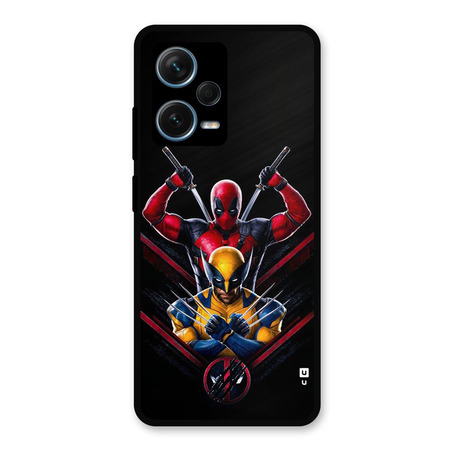 Logan And Wade Metal Back Case for Redmi Note 12 Pro Plus 5G