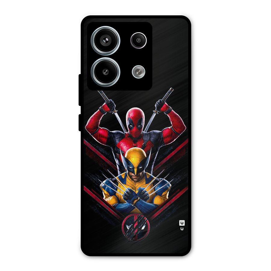 Logan And Wade Metal Back Case for Redmi Note 13 Pro 5G