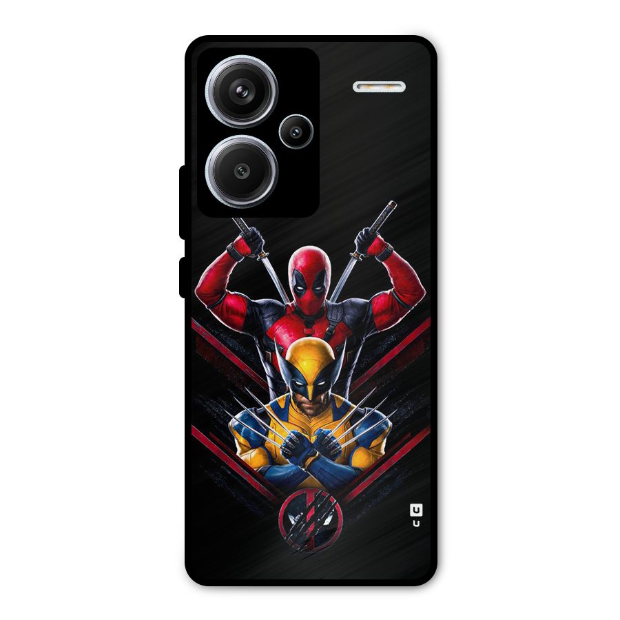 Logan And Wade Metal Back Case for Redmi Note 13 Pro Plus