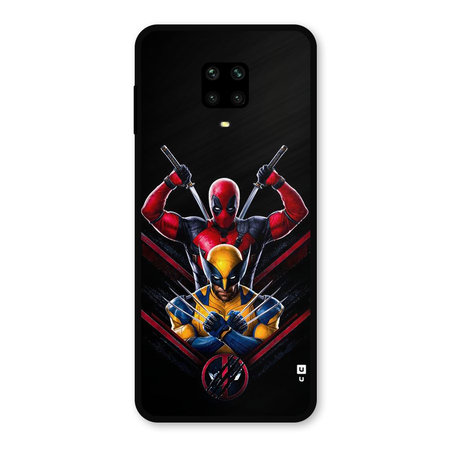 Logan And Wade Metal Back Case for Redmi Note 9 Pro