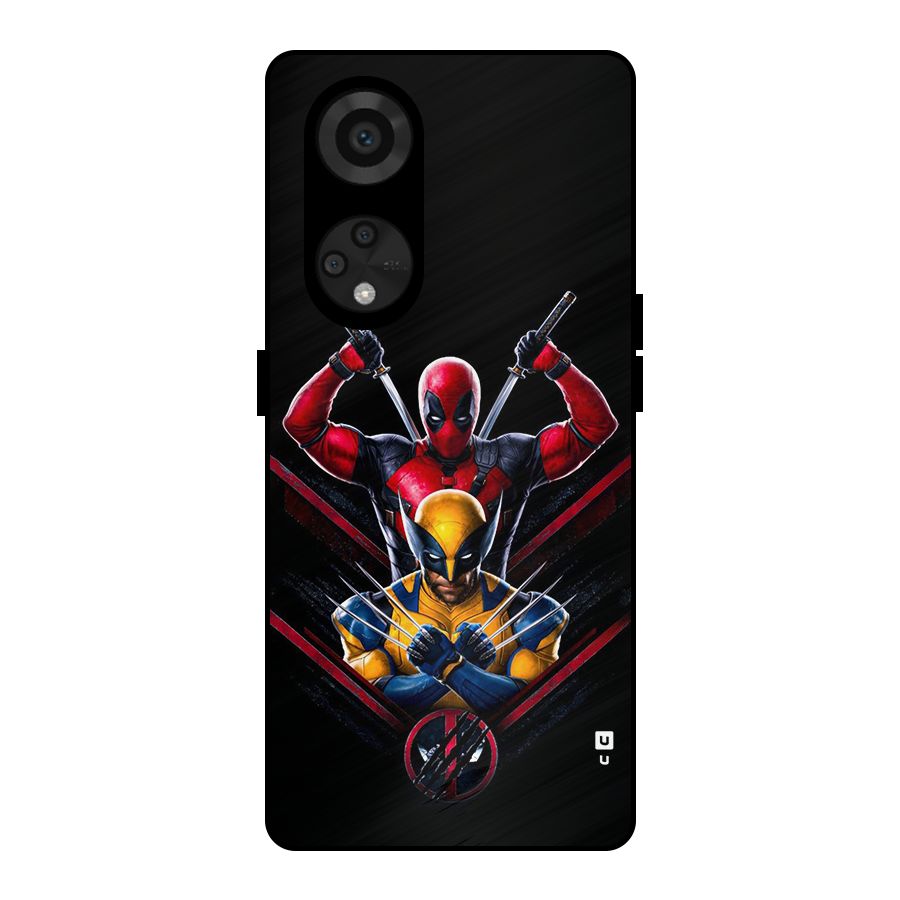 Logan And Wade Metal Back Case for Reno8 T 5G