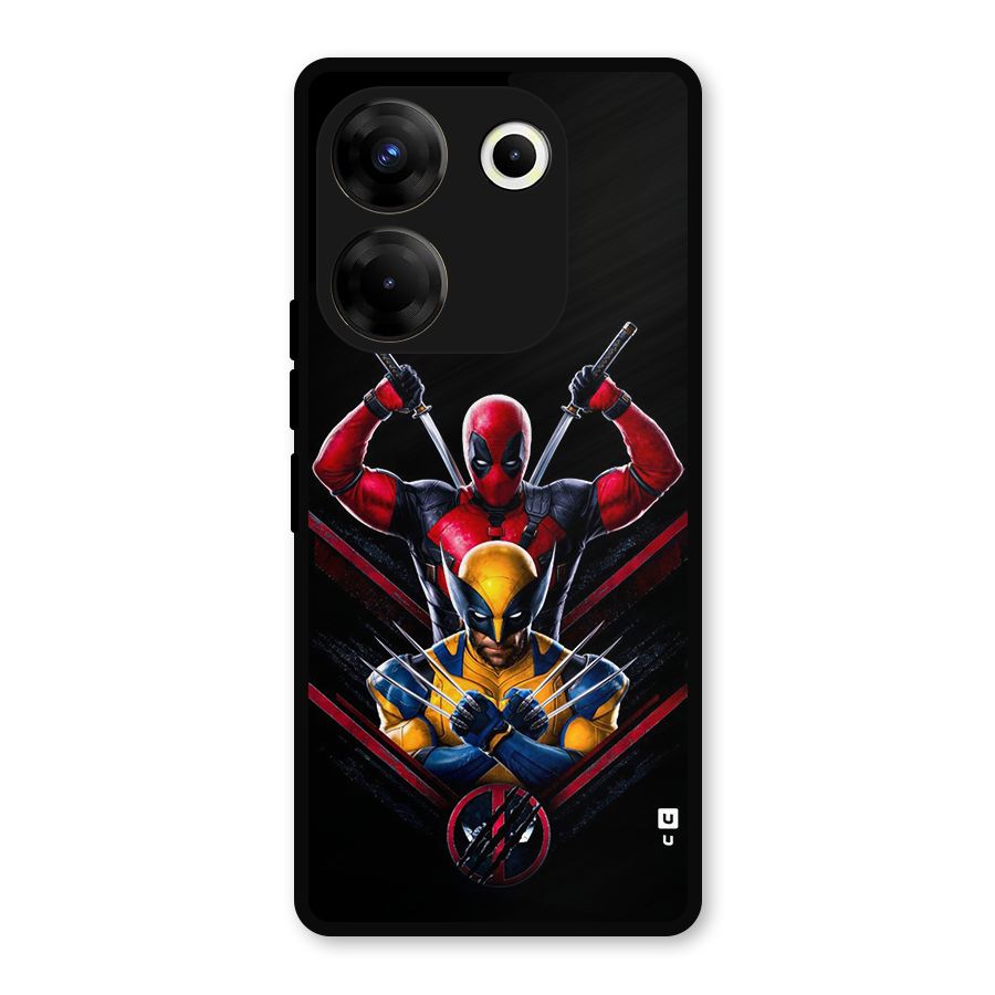 Logan And Wade Metal Back Case for Tecno Camon 20 Pro