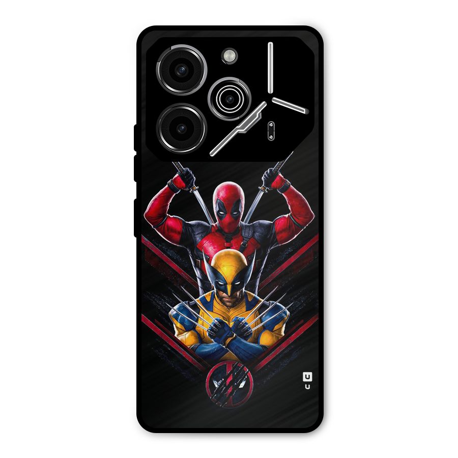 Logan And Wade Metal Back Case for Tecno Pova 6 Pro