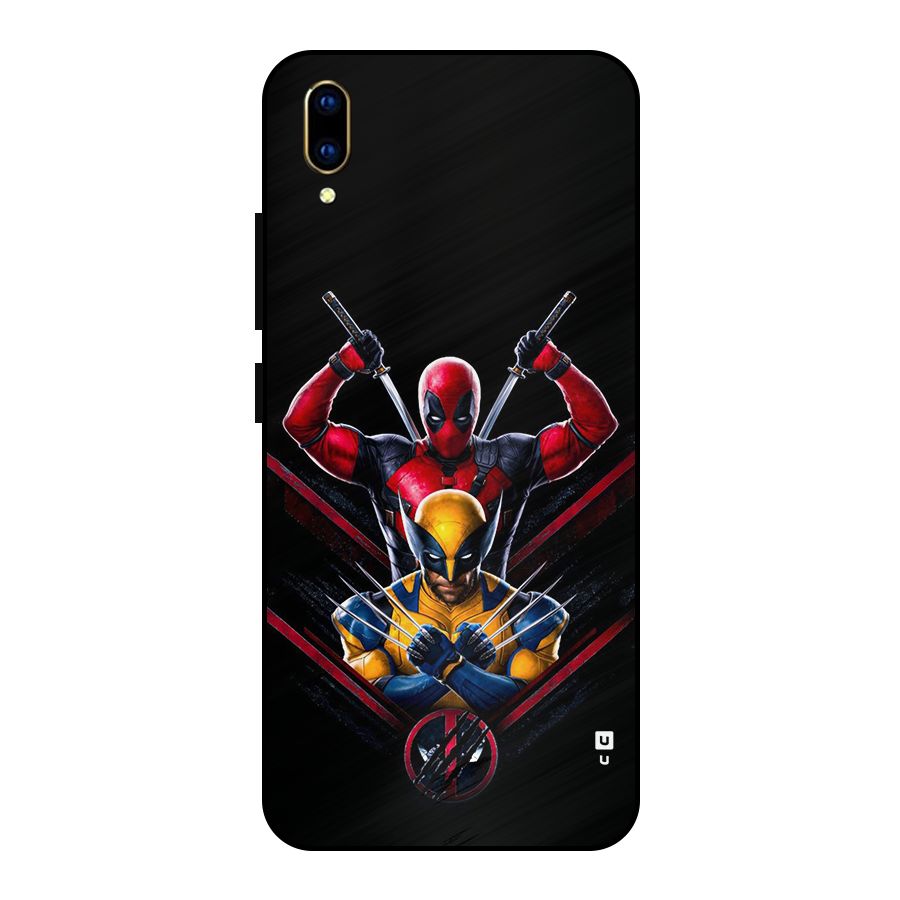Logan And Wade Metal Back Case for Vivo V11 Pro