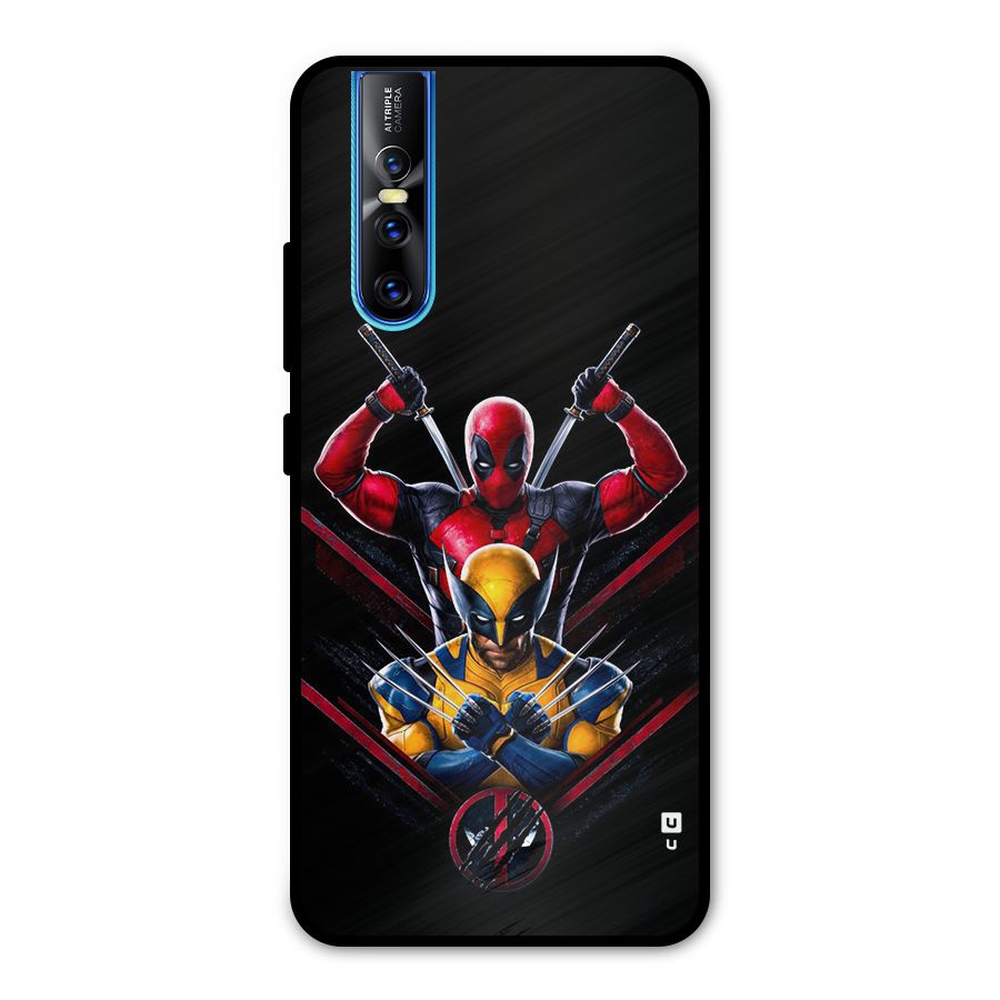 Logan And Wade Metal Back Case for Vivo V15 Pro