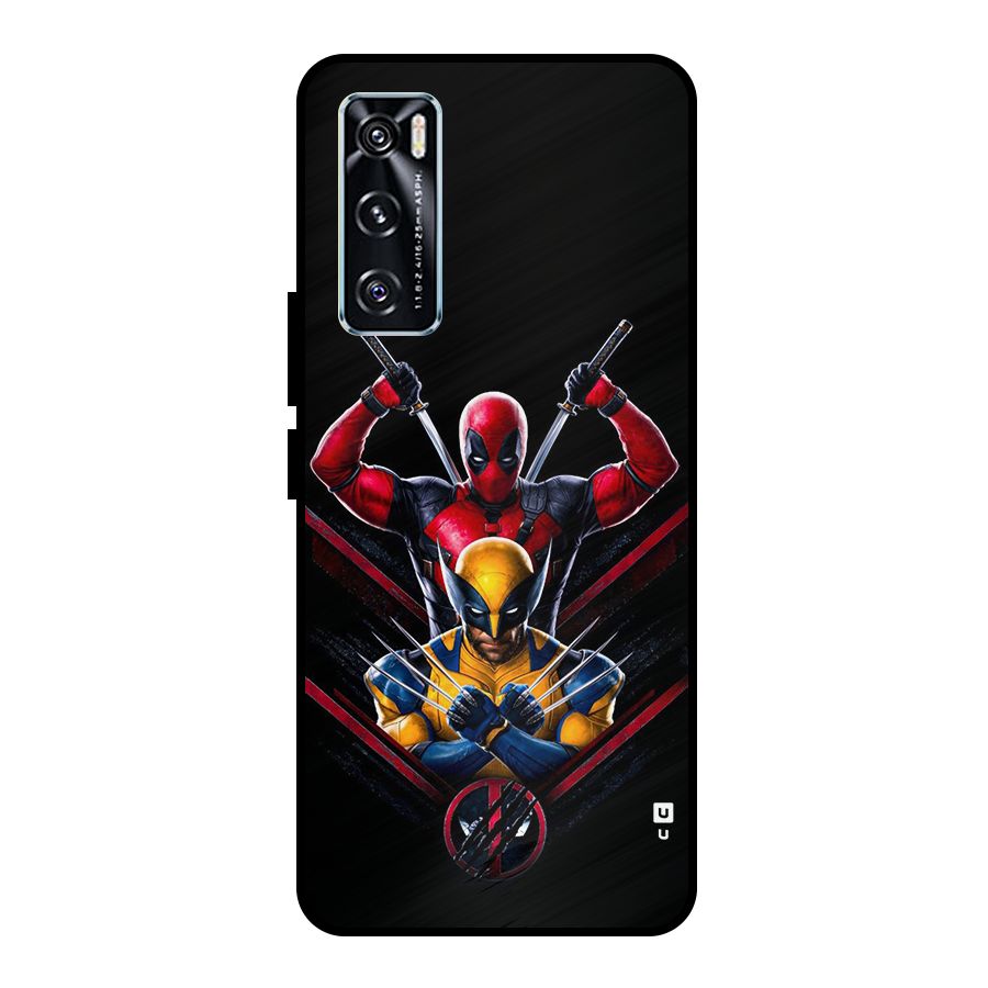 Logan And Wade Metal Back Case for Vivo V20 SE