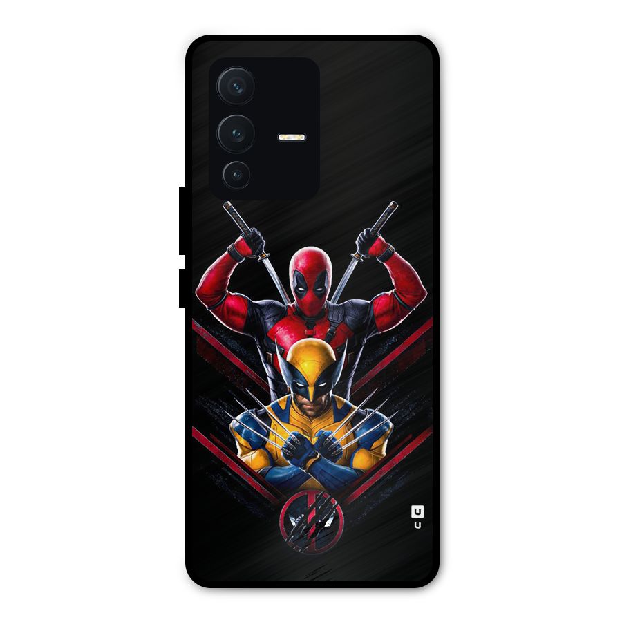 Logan And Wade Metal Back Case for Vivo V23 Pro