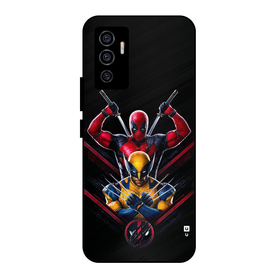 Logan And Wade Metal Back Case for Vivo V23e