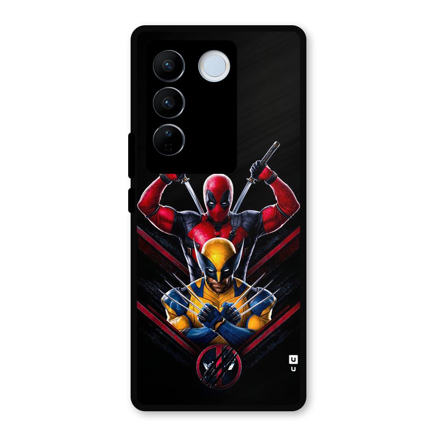 Logan And Wade Metal Back Case for Vivo V27