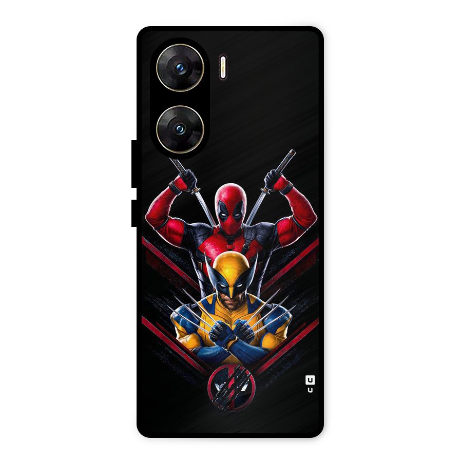Logan And Wade Metal Back Case for Vivo V29e