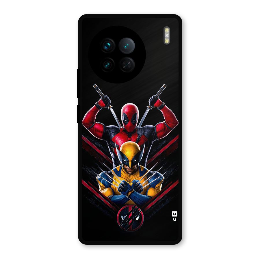 Logan And Wade Metal Back Case for Vivo X90