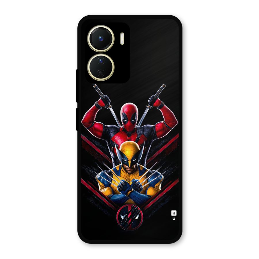 Logan And Wade Metal Back Case for Vivo Y16