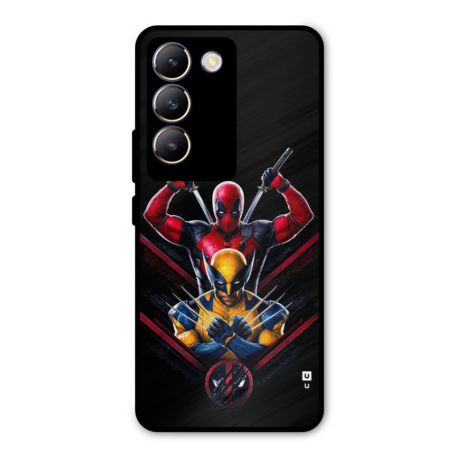 Logan And Wade Metal Back Case for Vivo Y200e