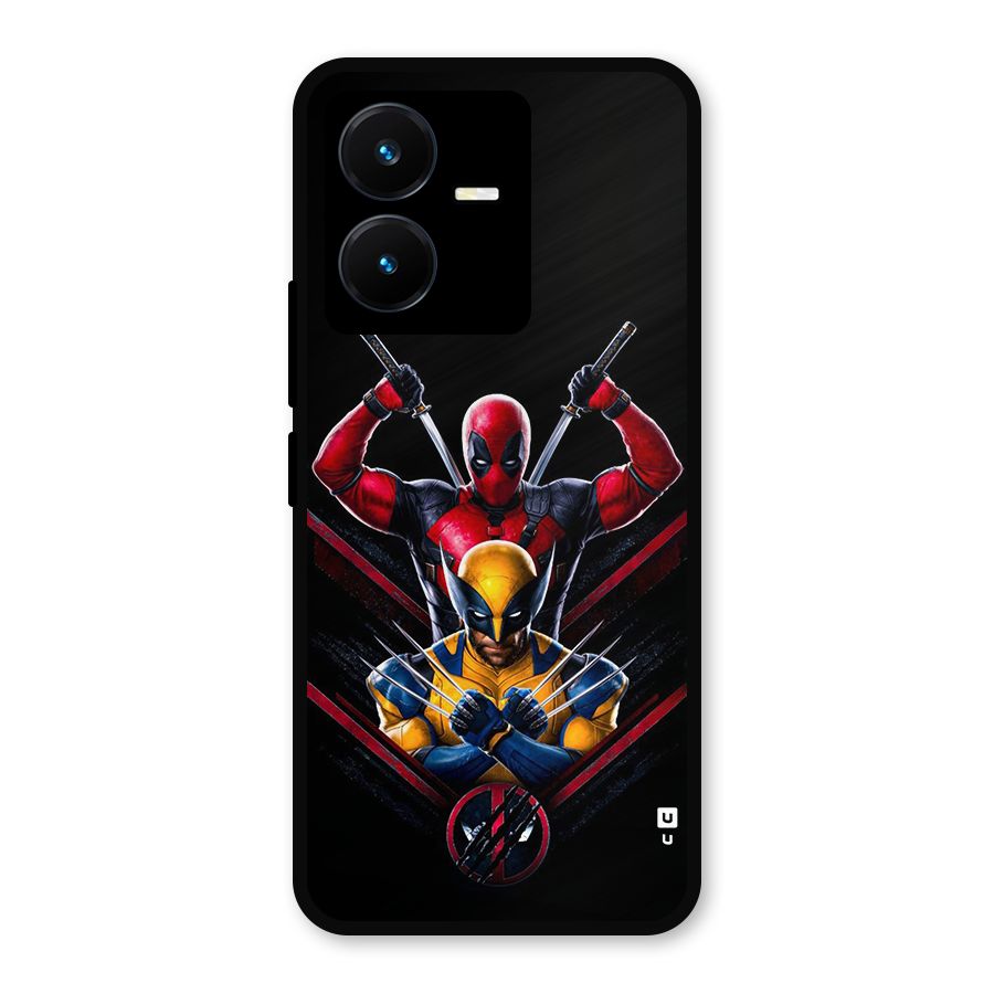 Logan And Wade Metal Back Case for Vivo Y22