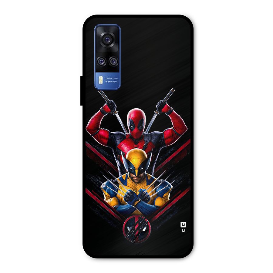 Logan And Wade Metal Back Case for Vivo Y31