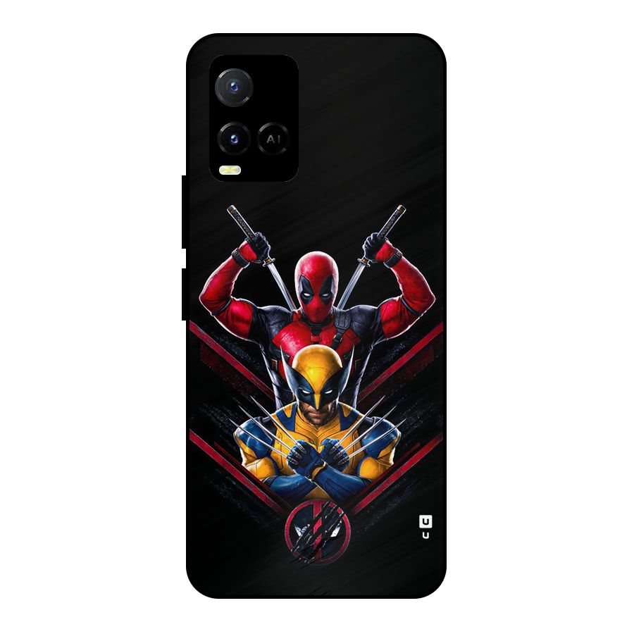 Logan And Wade Metal Back Case for Vivo Y33s