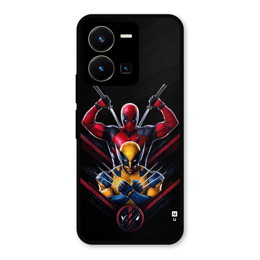 Logan And Wade Metal Back Case for Vivo Y35