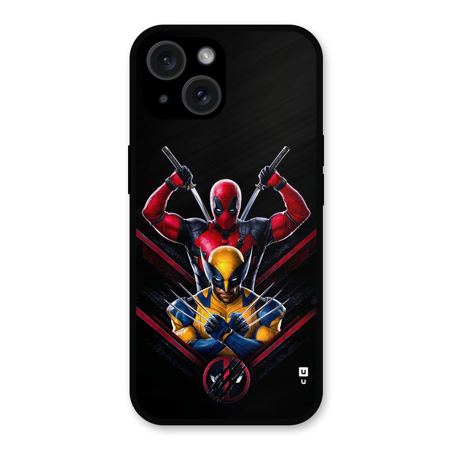 Logan And Wade Metal Back Case for iPhone 15