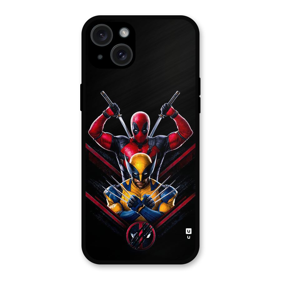 Logan And Wade Metal Back Case for iPhone 15 Plus