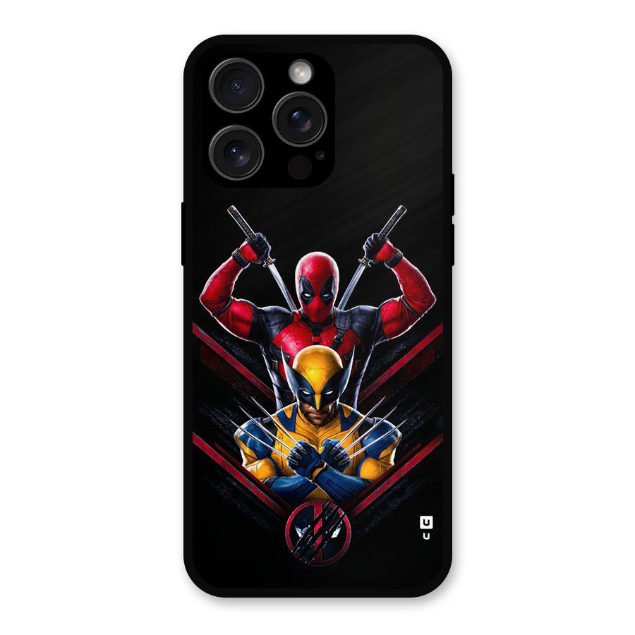 Logan And Wade Metal Back Case for iPhone 15 Pro Max