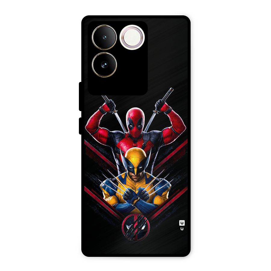 Logan And Wade Metal Back Case for iQOO Z7 Pro