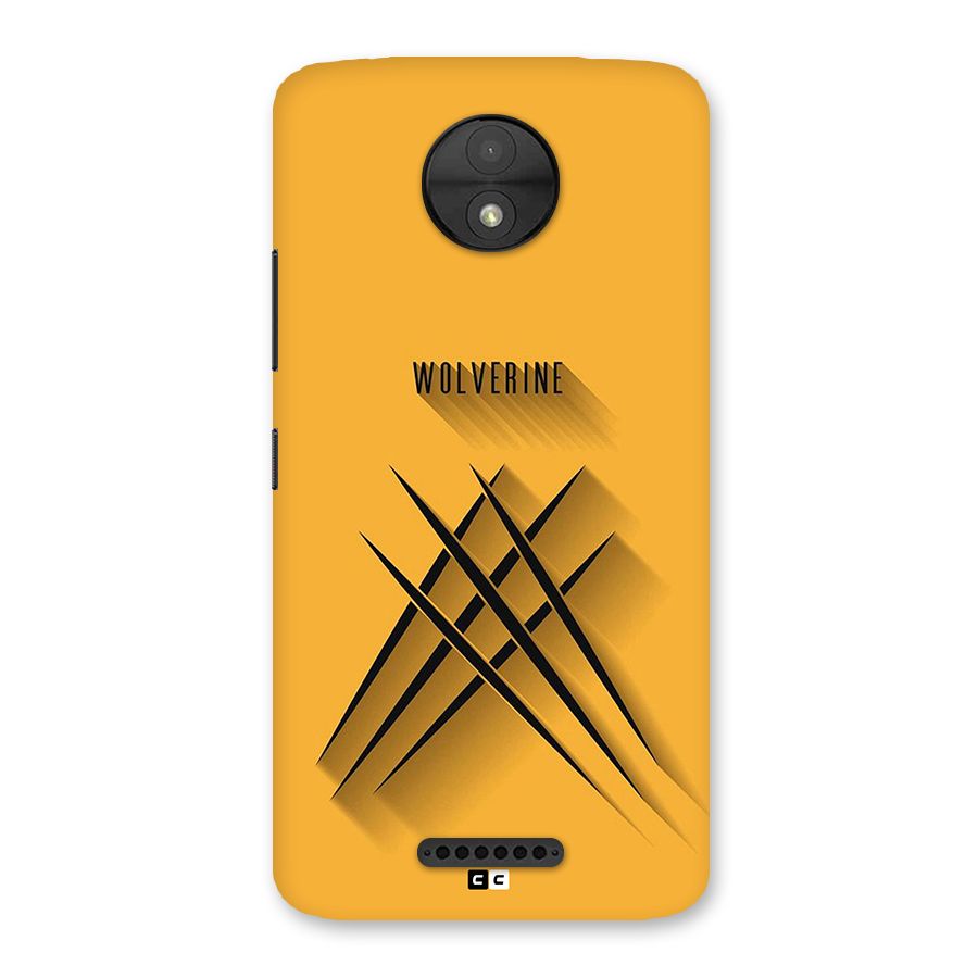 Logan Claw Back Case for Moto C