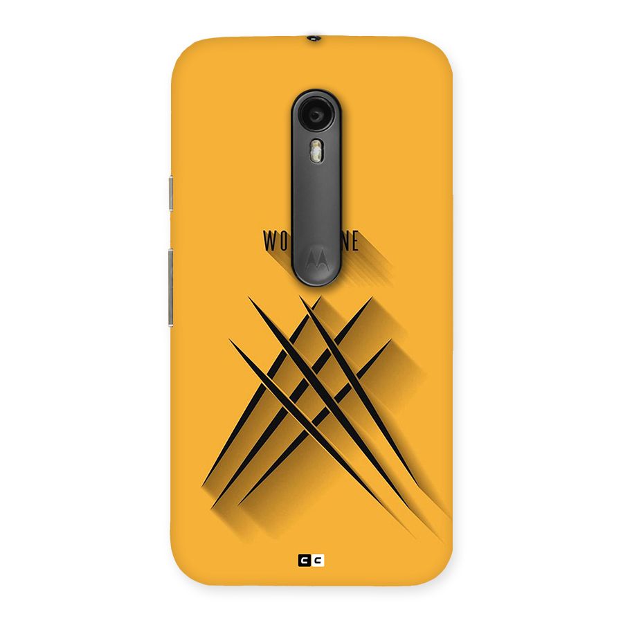 Logan Claw Back Case for Moto G3