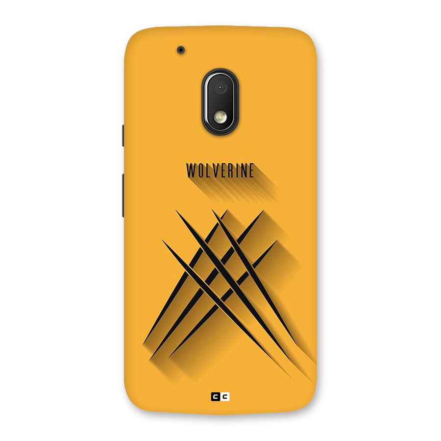 Logan Claw Back Case for Moto G4 Play