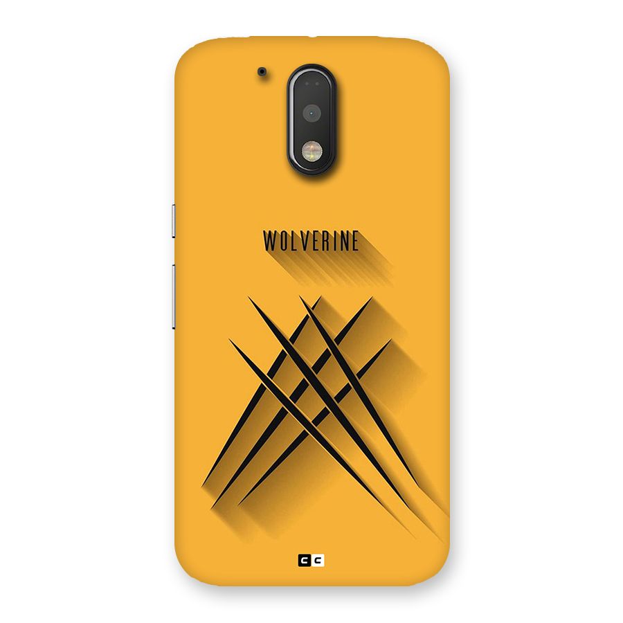 Logan Claw Back Case for Moto G4 Plus