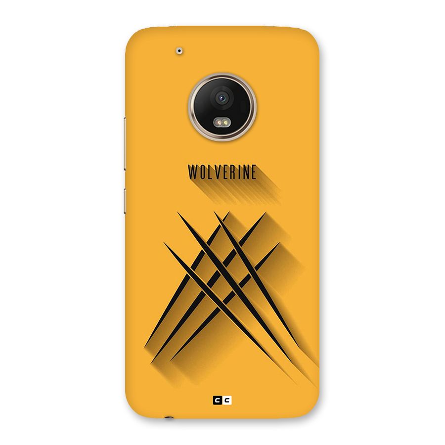 Logan Claw Back Case for Moto G5 Plus