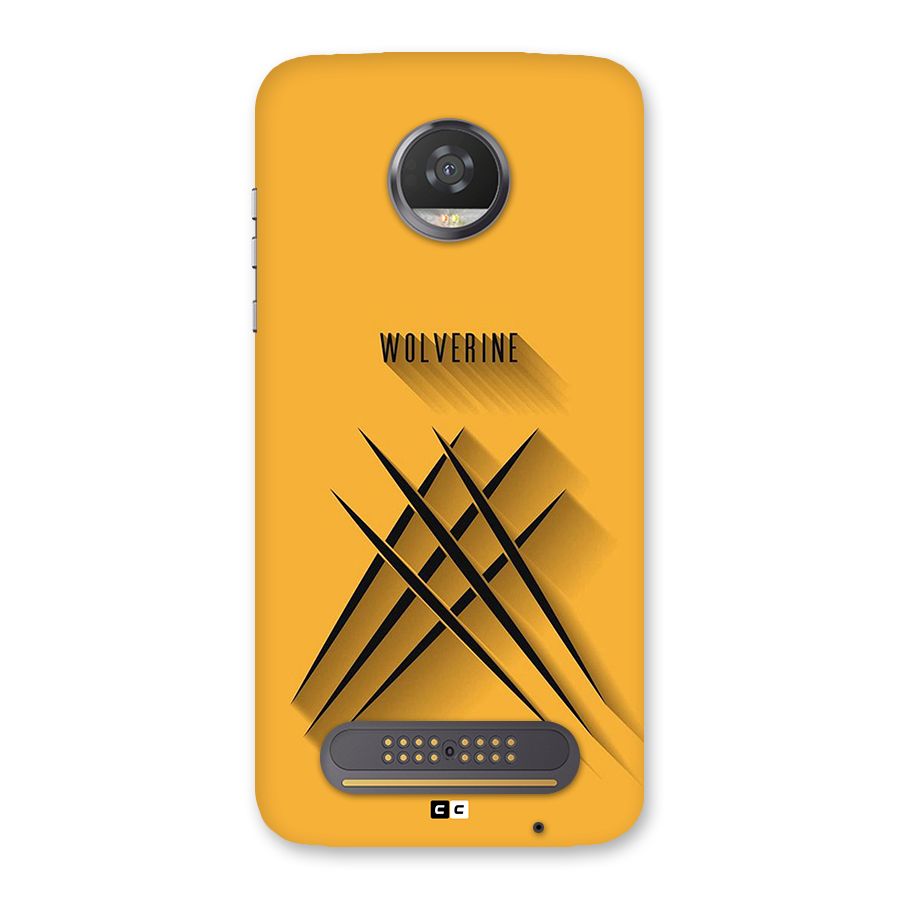 Logan Claw Back Case for Moto Z2 Play