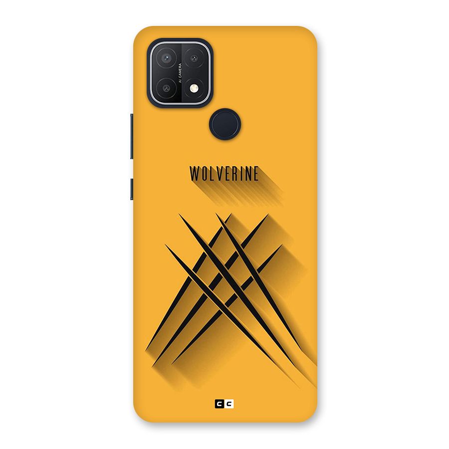 Logan Claw Back Case for Oppo A15s