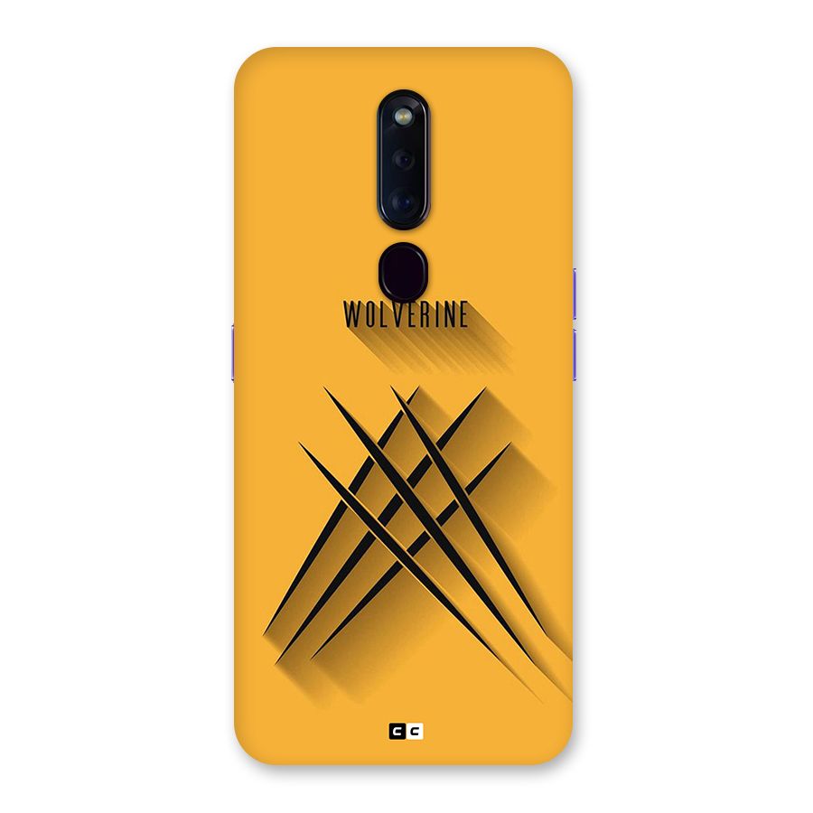 Logan Claw Back Case for Oppo F11 Pro