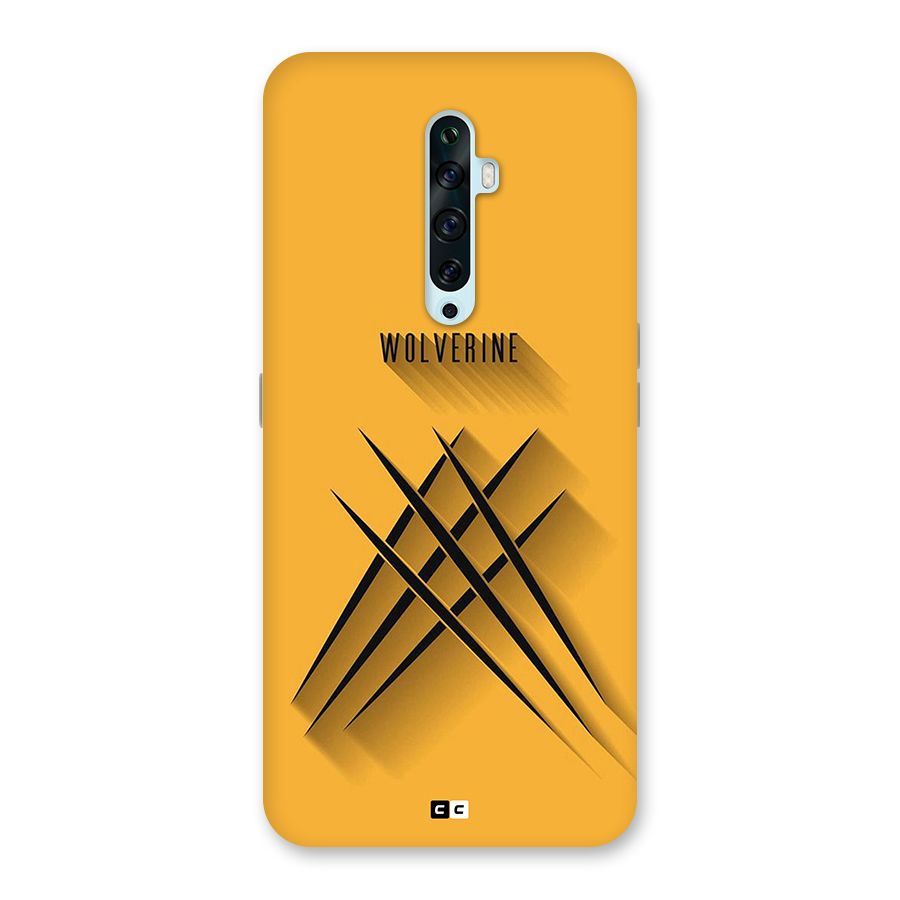 Logan Claw Back Case for Oppo Reno2 F