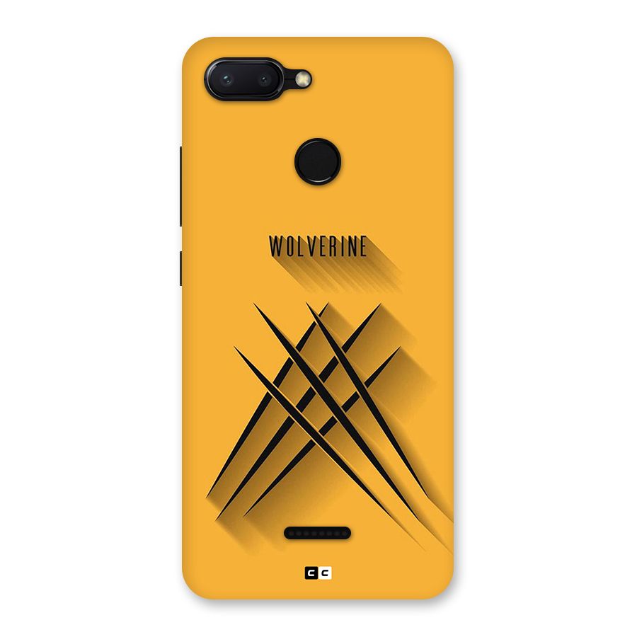 Logan Claw Back Case for Redmi 6