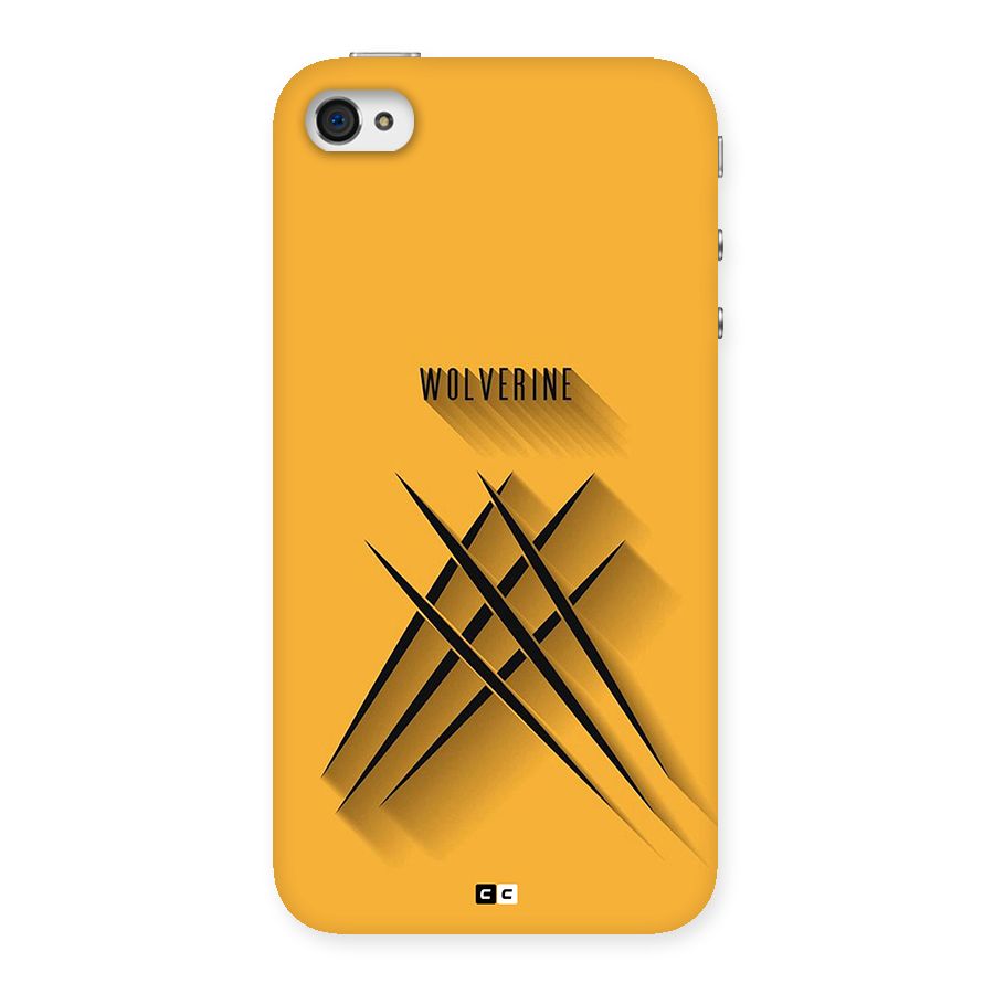 Logan Claw Back Case for iPhone 4 4s
