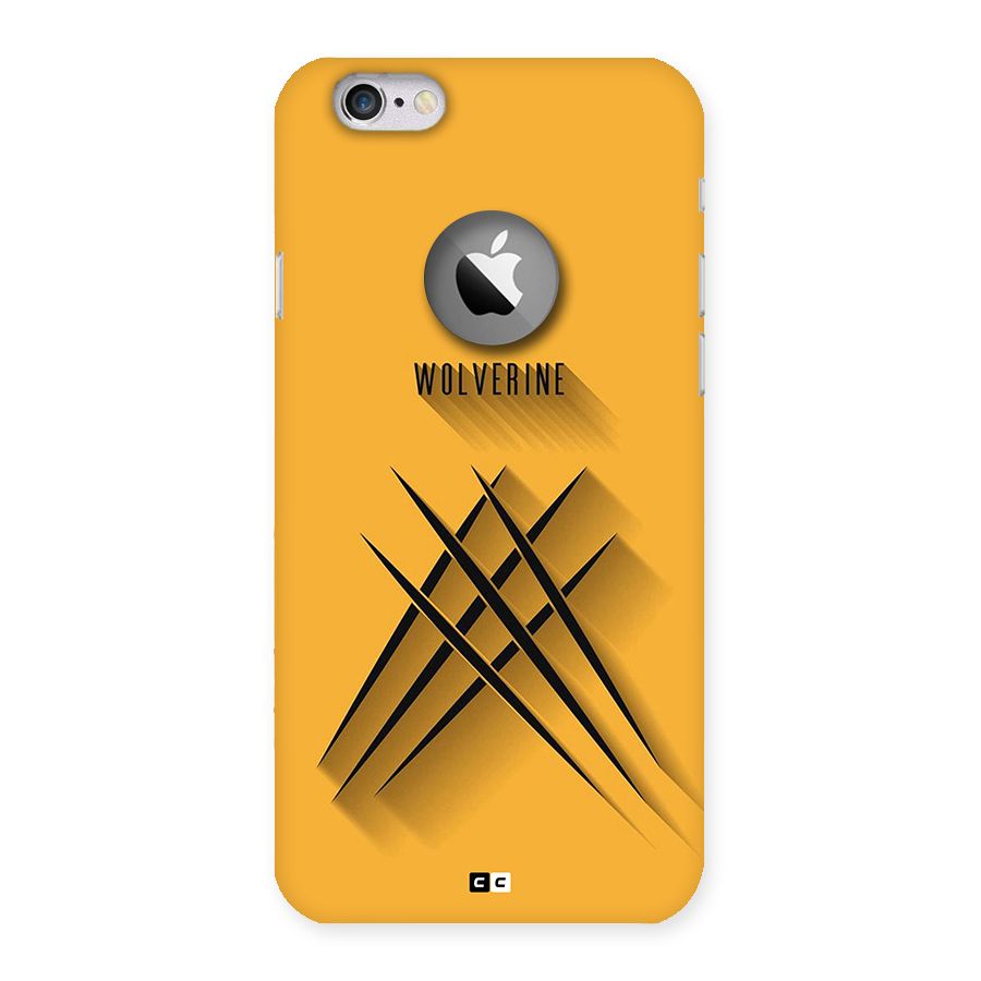 Logan Claw Back Case for iPhone 6 Logo Cut