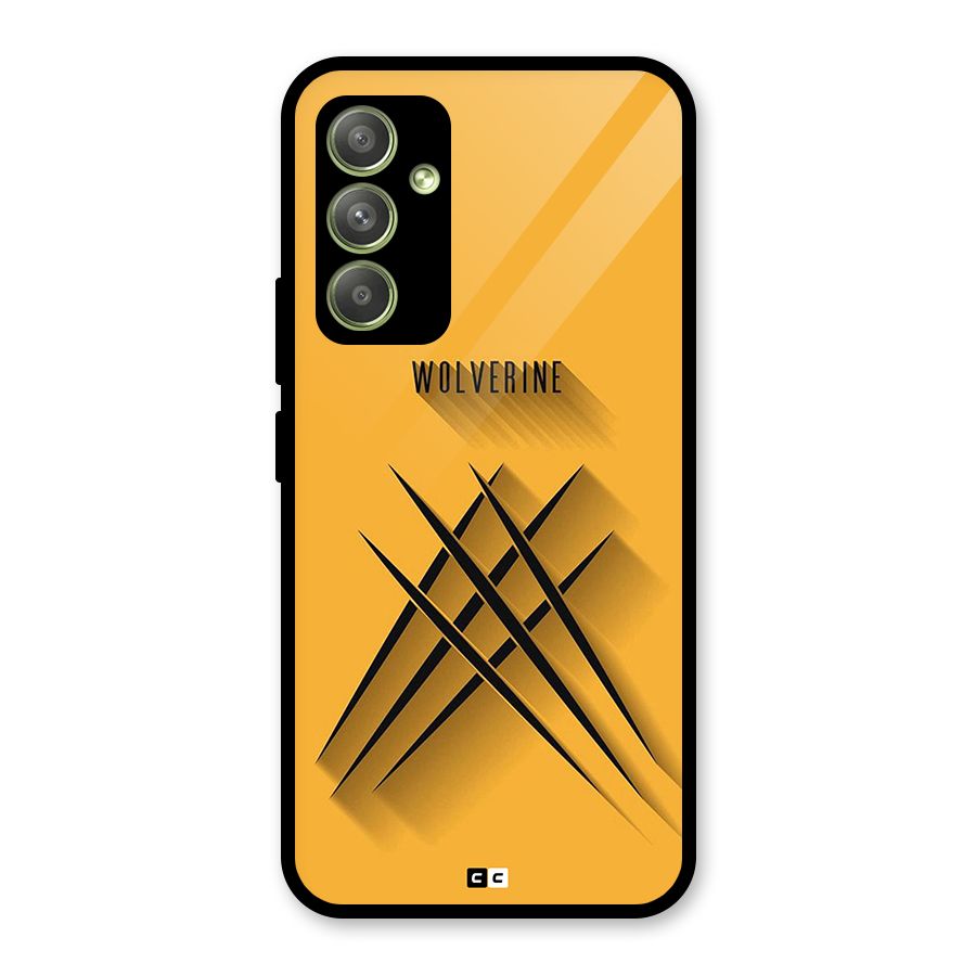 Logan Claw Glass Back Case for Galaxy A54