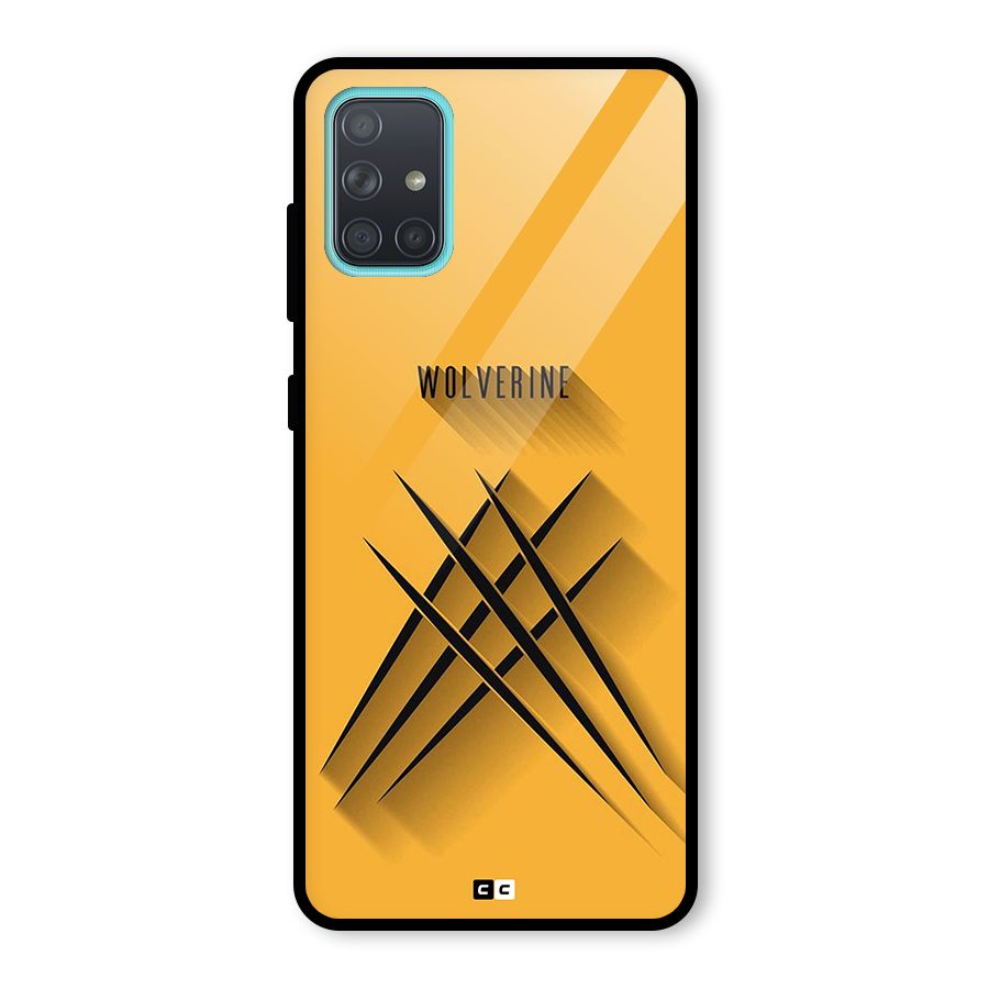 Logan Claw Glass Back Case for Galaxy A71