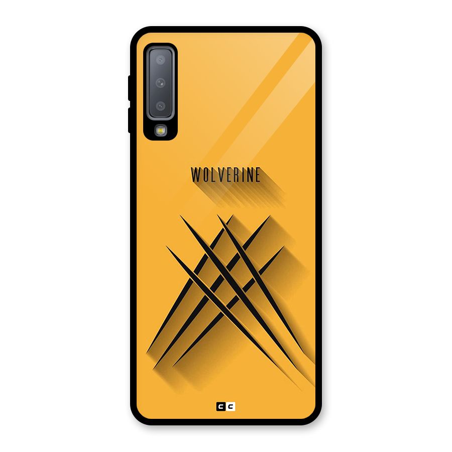 Logan Claw Glass Back Case for Galaxy A7 (2018)